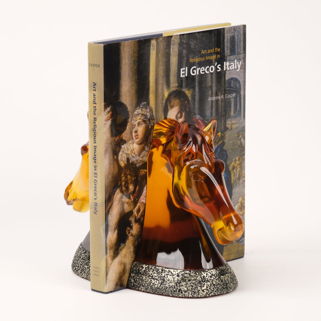 İkili Atlı Kitap Tutucu Amber