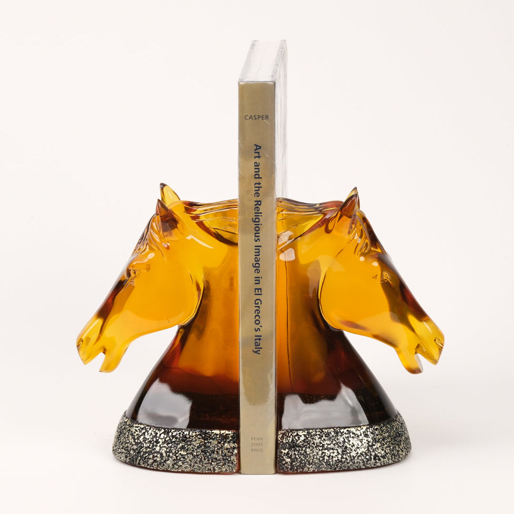 İkili Atlı Kitap Tutucu Amber
