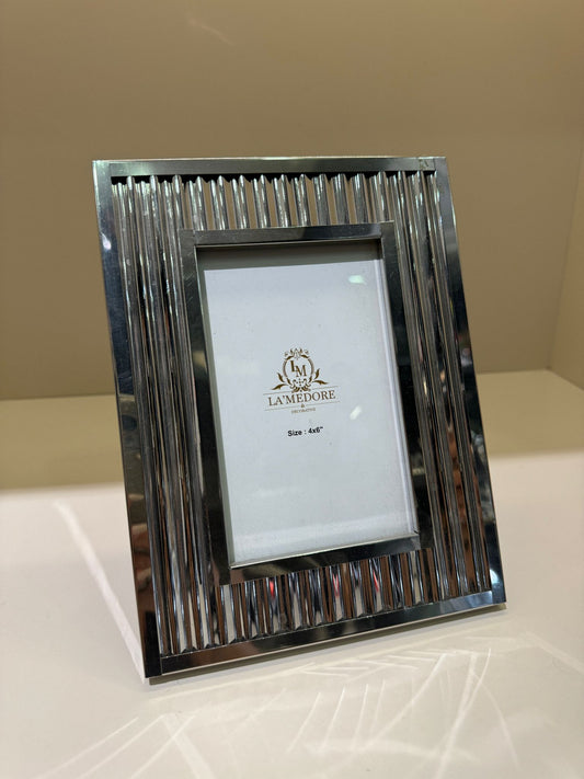 İthal Gümüş Metal Resim Çerçevesi Küçük